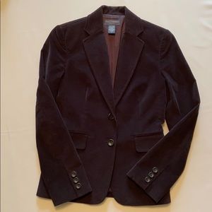 Banana Republic Brown Corduroy Blazer - 0